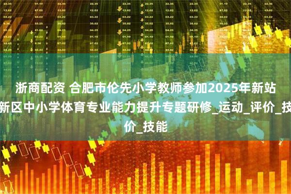 浙商配资 合肥市伦先小学教师参加2025年新站高新区中小学体育专业能力提升专题研修_运动_评价_技能