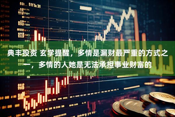 典丰投资 玄学提醒，多情是漏财最严重的方式之一，多情的人她是无法承担事业财富的